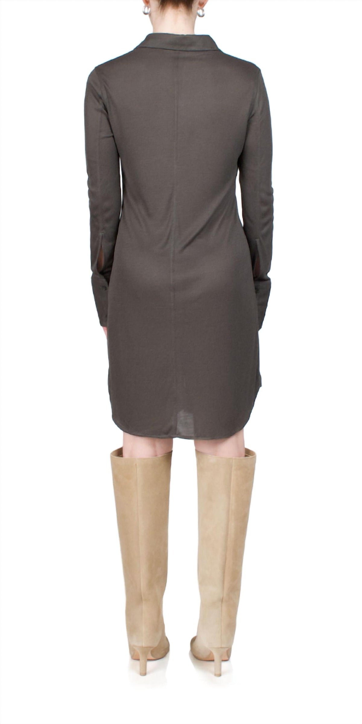 Helmut Lang - Ribbed Shirt Dress
