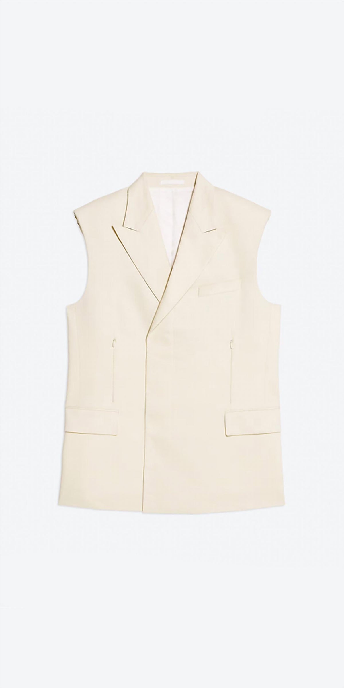Helmut Lang - Sleeveless Car Blazer