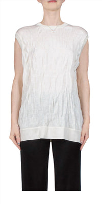 Helmut Lang - Unisex - Sleeveless Crushed Knit Top