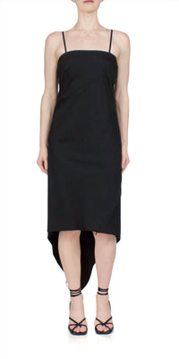Helmut Lang - Wool Scarf Hem Dress