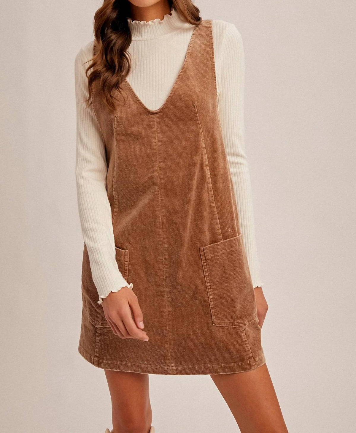 Hem & Thread - Corduroy Overall Dress
