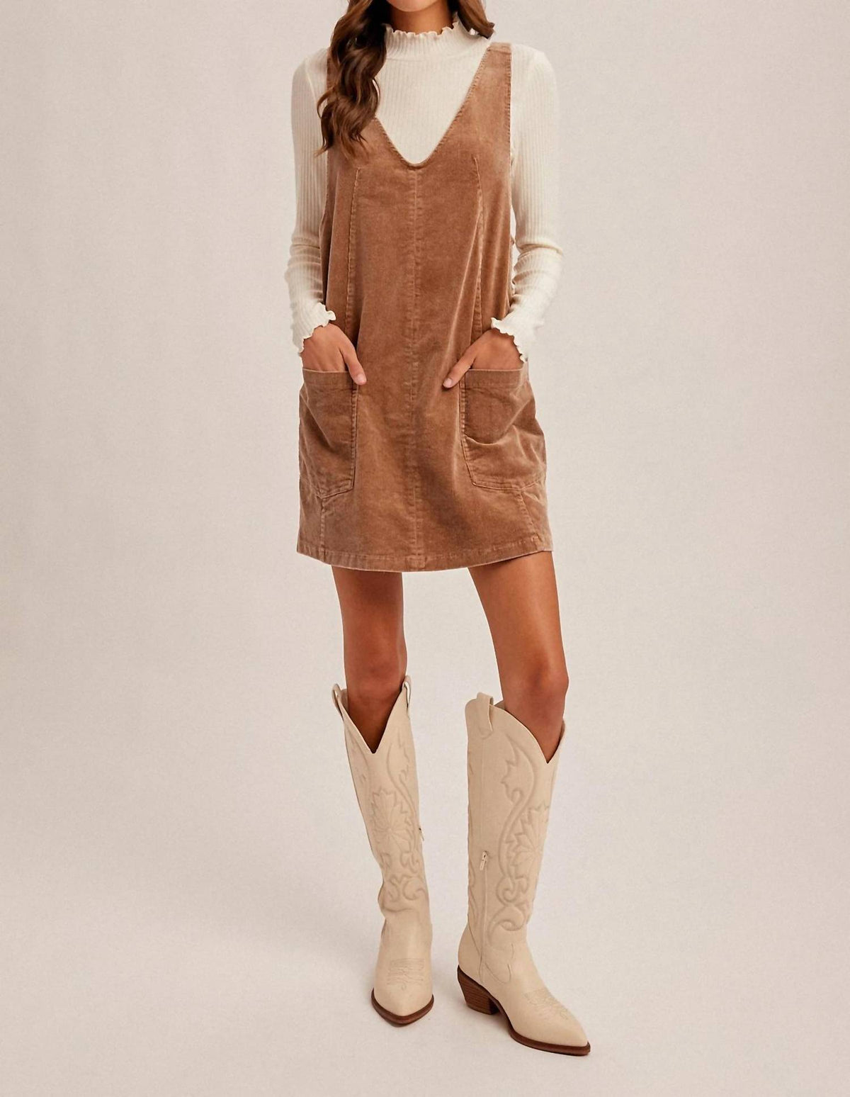 Hem & Thread - Corduroy Overall Dress