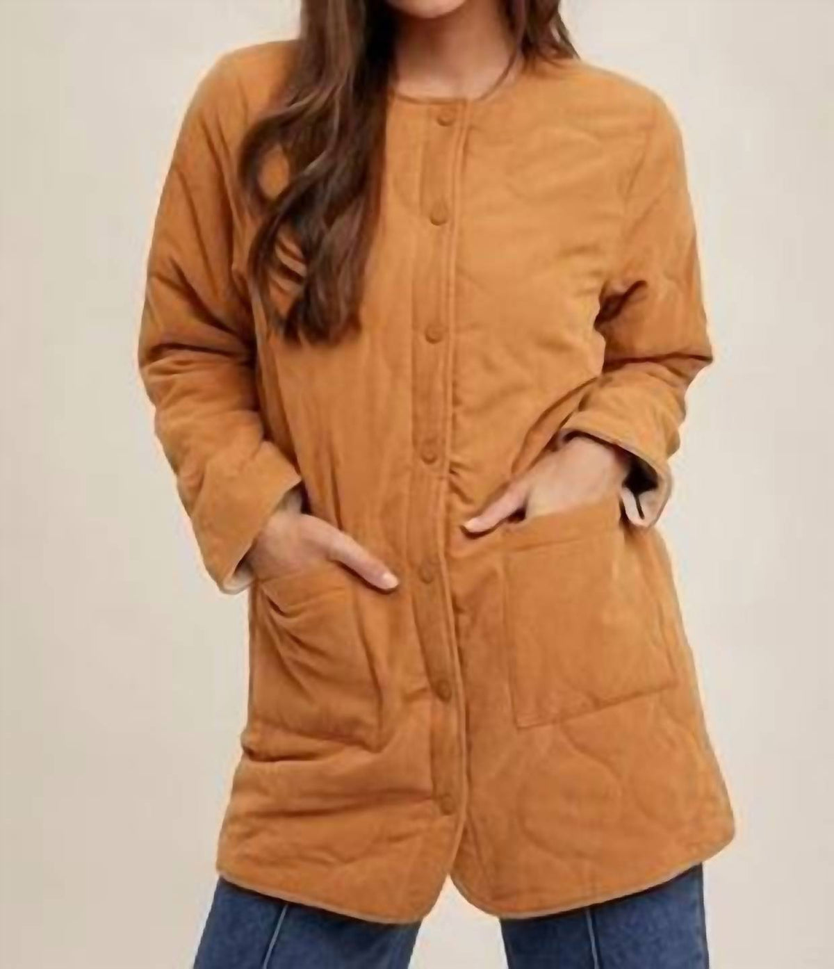 Hem & Thread - Fleece Lined Quilted Coat