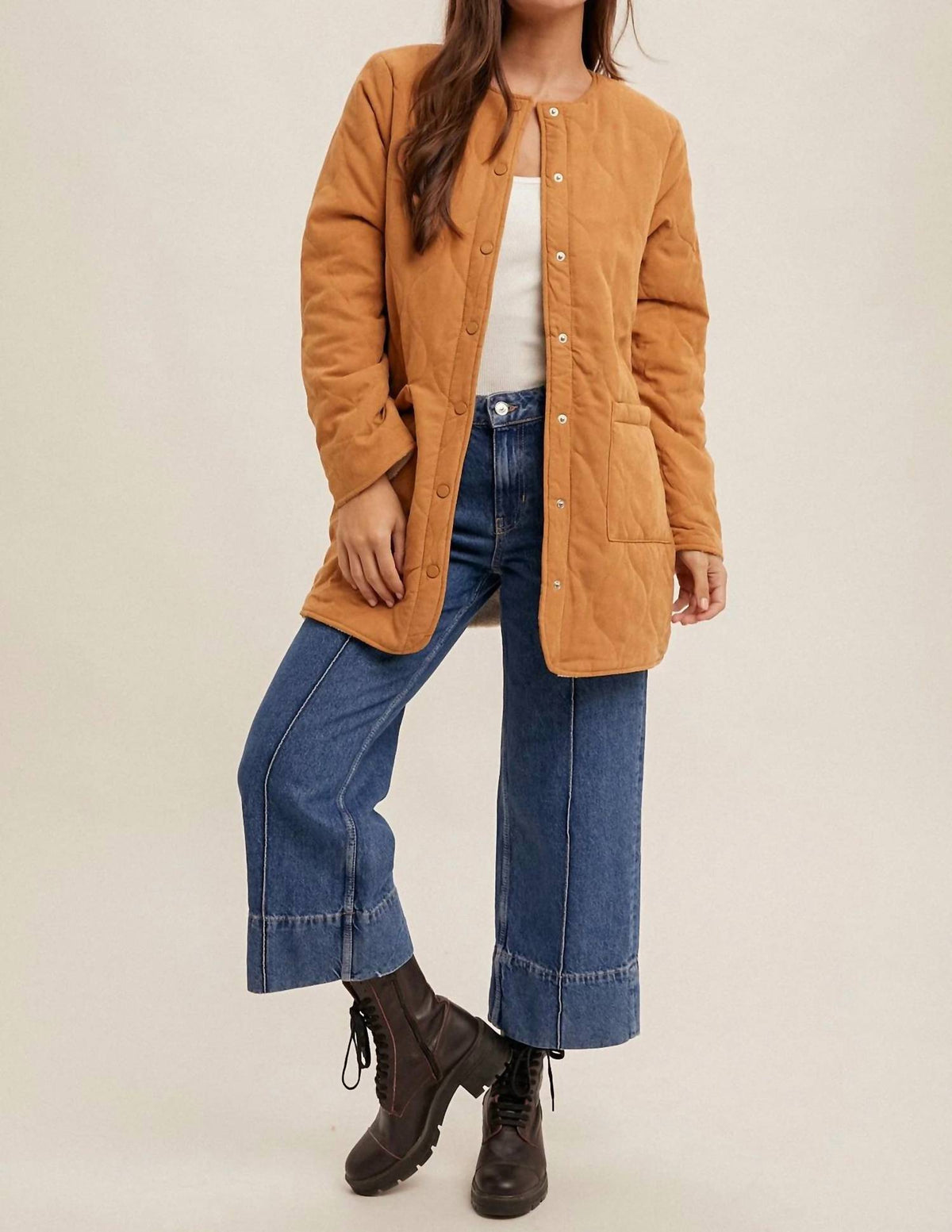 Hem & Thread - Fleece Lined Quilted Coat
