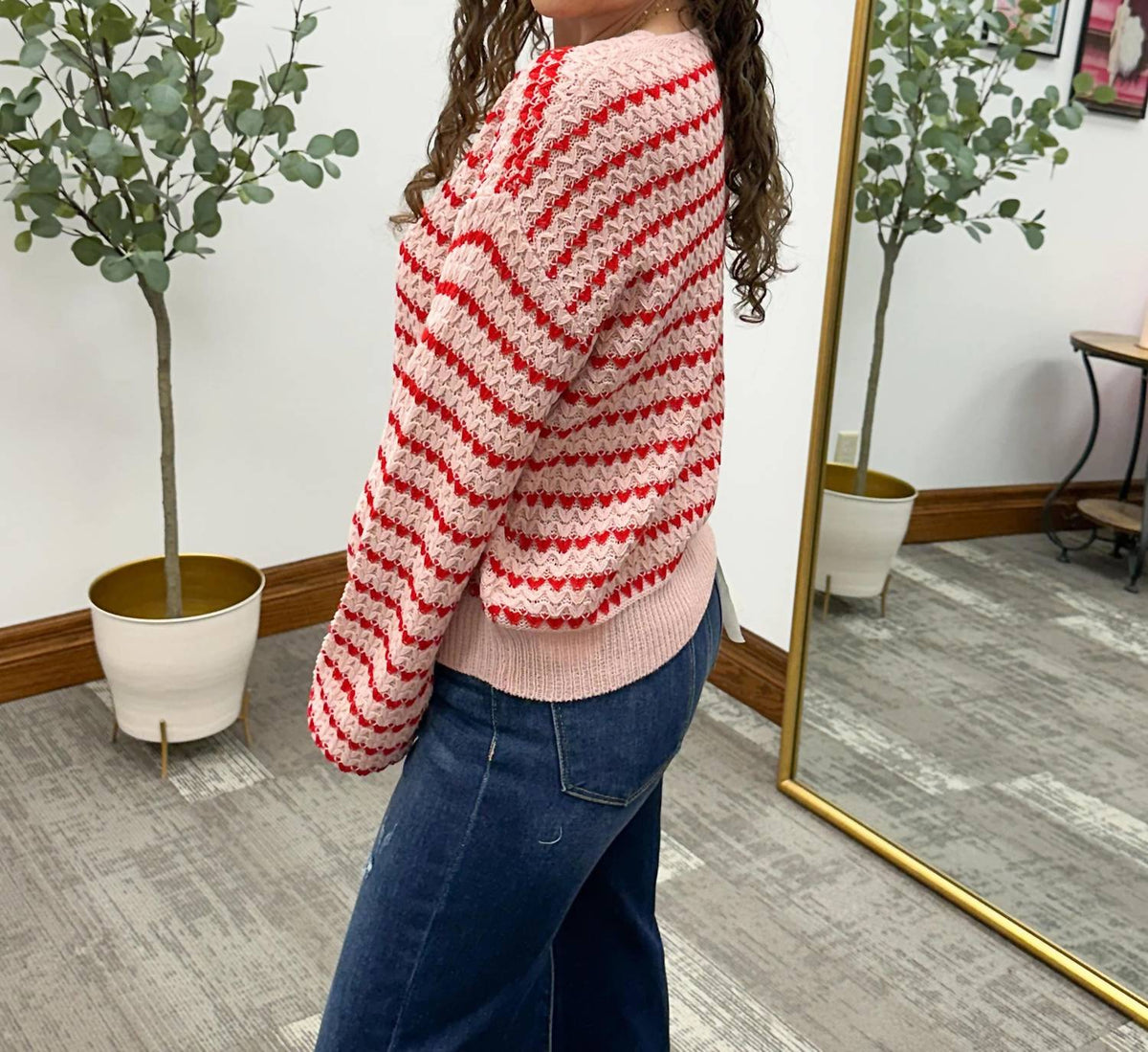 Hem & Thread - Heart Knit Sweater