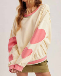 Hem & Thread - Heart Patch Sweatshirt