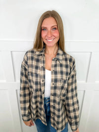 Hem & Thread - Long Sleeve Classic Plaid Flannel Button-up Shirt