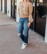 Hem & Thread - Long Sleeve Smocked Top