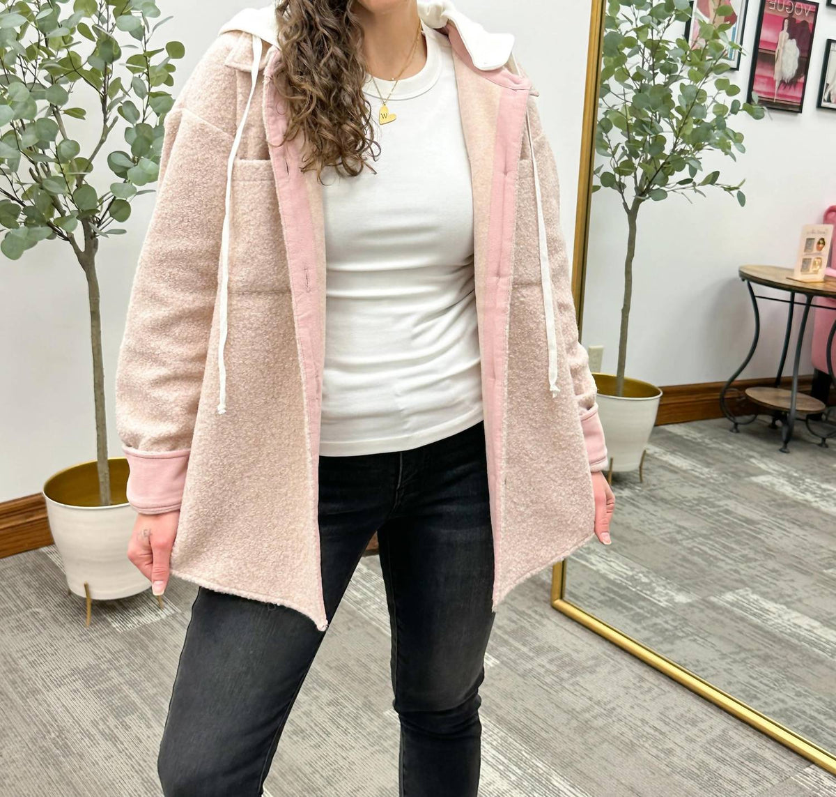 Hem & Thread - Oversized Hooded Shacket