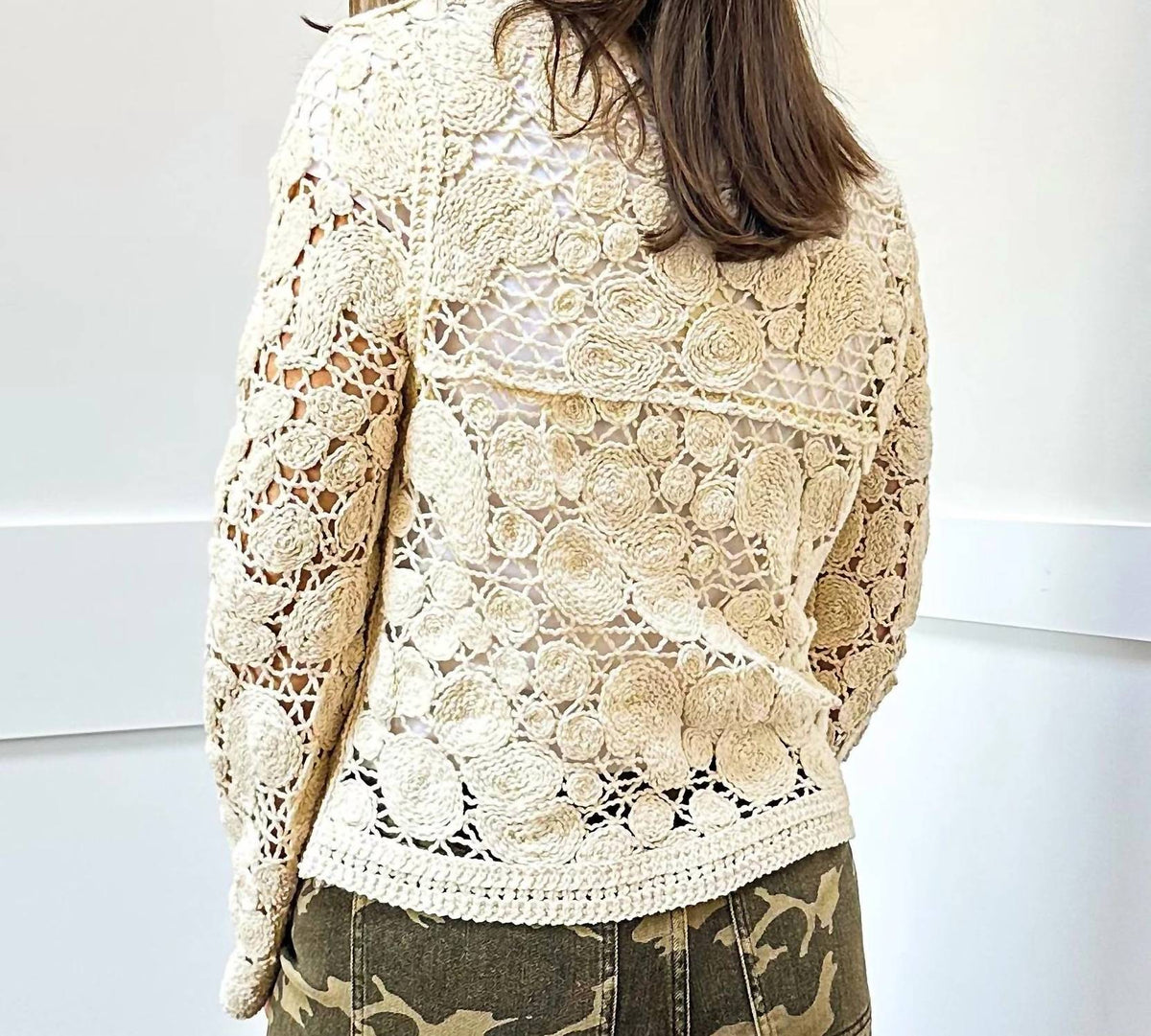 Hem & Thread - Seaside Breeze Crochet Jacket