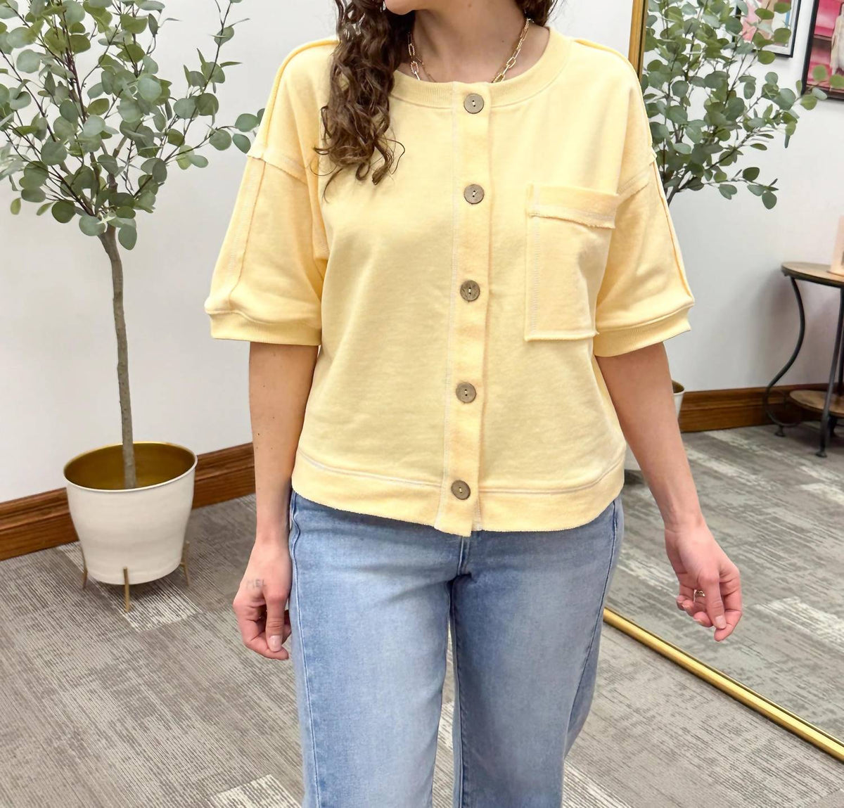 Hem & Thread - Short Sleeve Sweatshirt