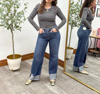 Hem & Thread - Striped Raglan Sleeve Sweater