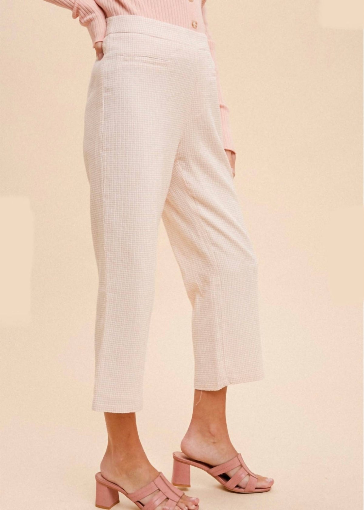 Hem & Thread - Tea Time Cropped Pencil Pants