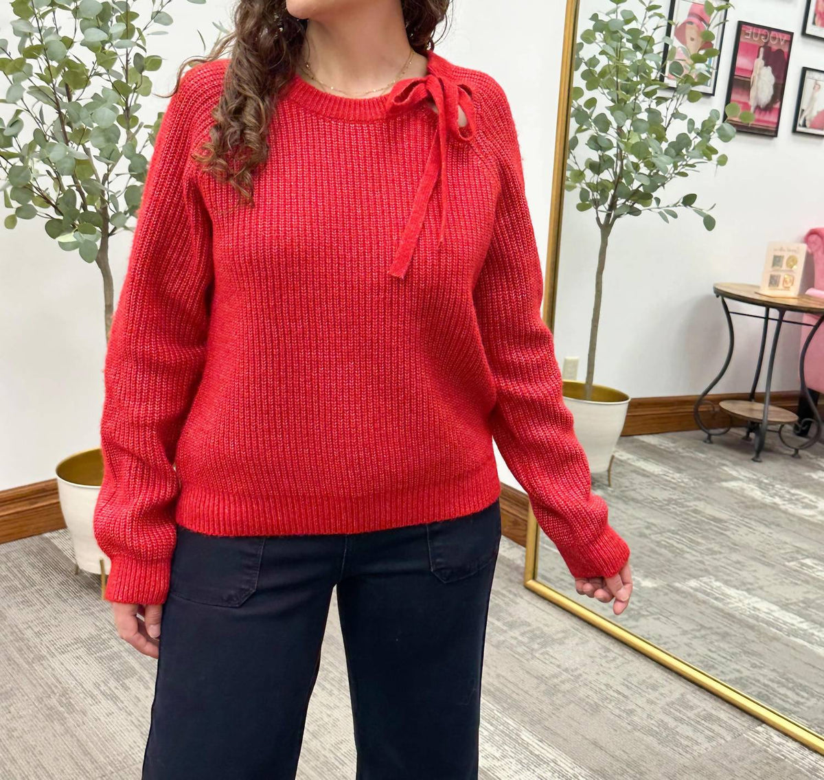 Hem & Thread - Tie Neck Sweater