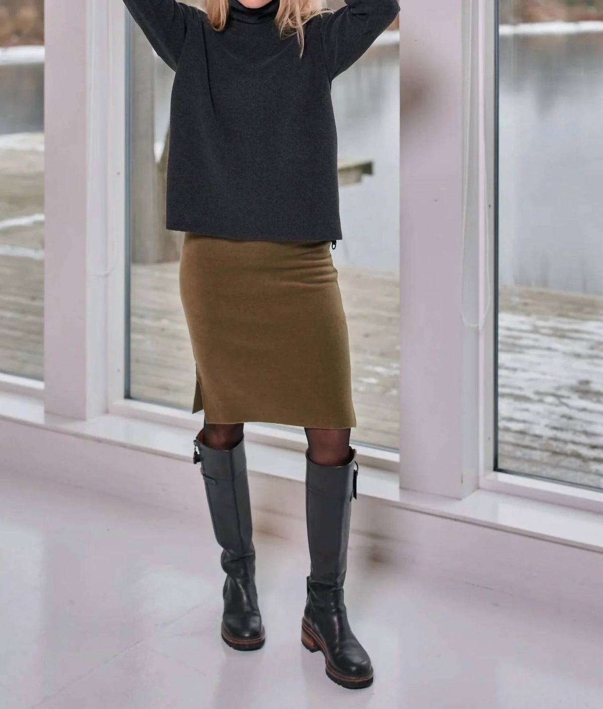 Henriette Steffensen - Blouse High Neck