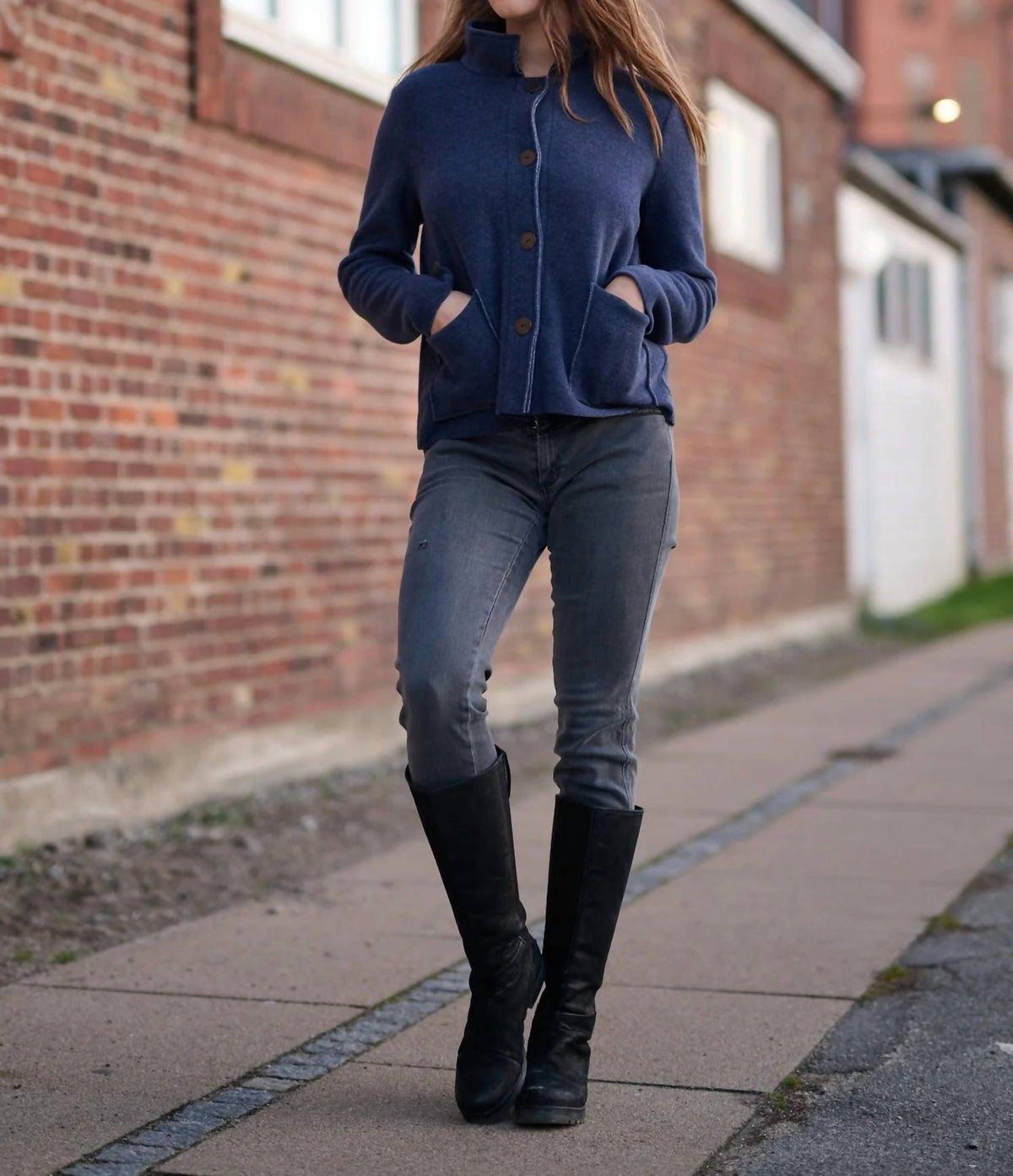 Henriette Steffensen - Women's Long Sleeves Collar Neckline Jacket
