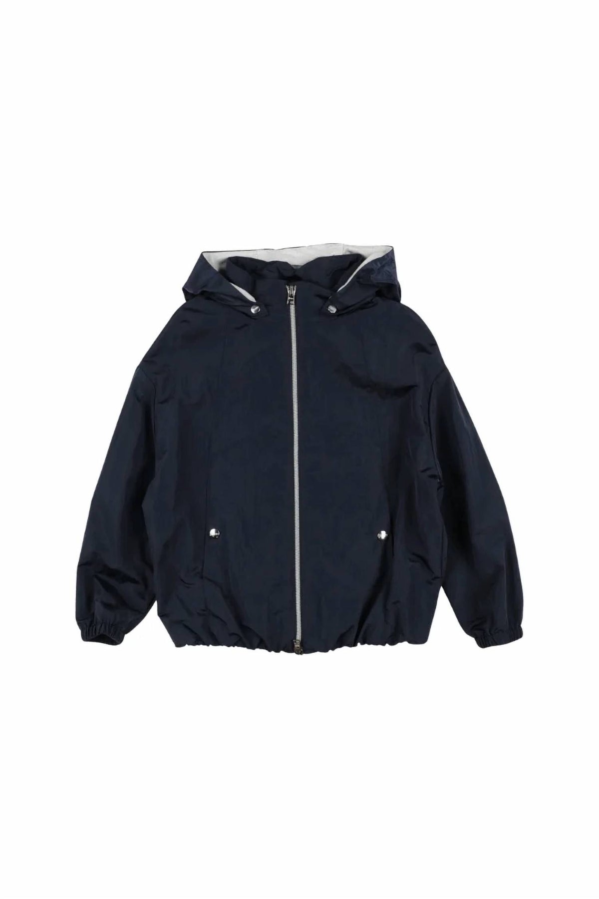 Herno - Boys Crinkle Effect Hooded Jacket