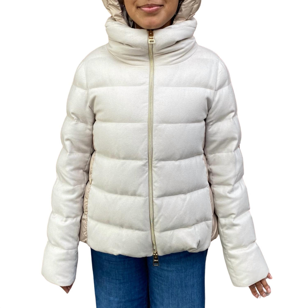 Herno - Down Puffy Silk Cashmere Jacket