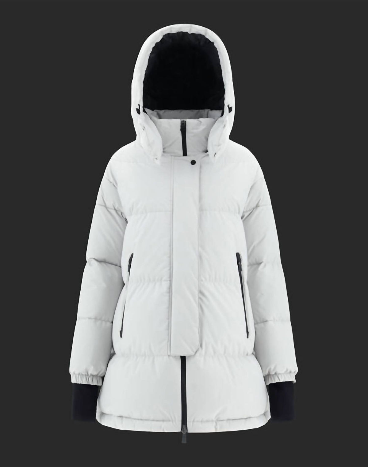 Laminar oversized coat