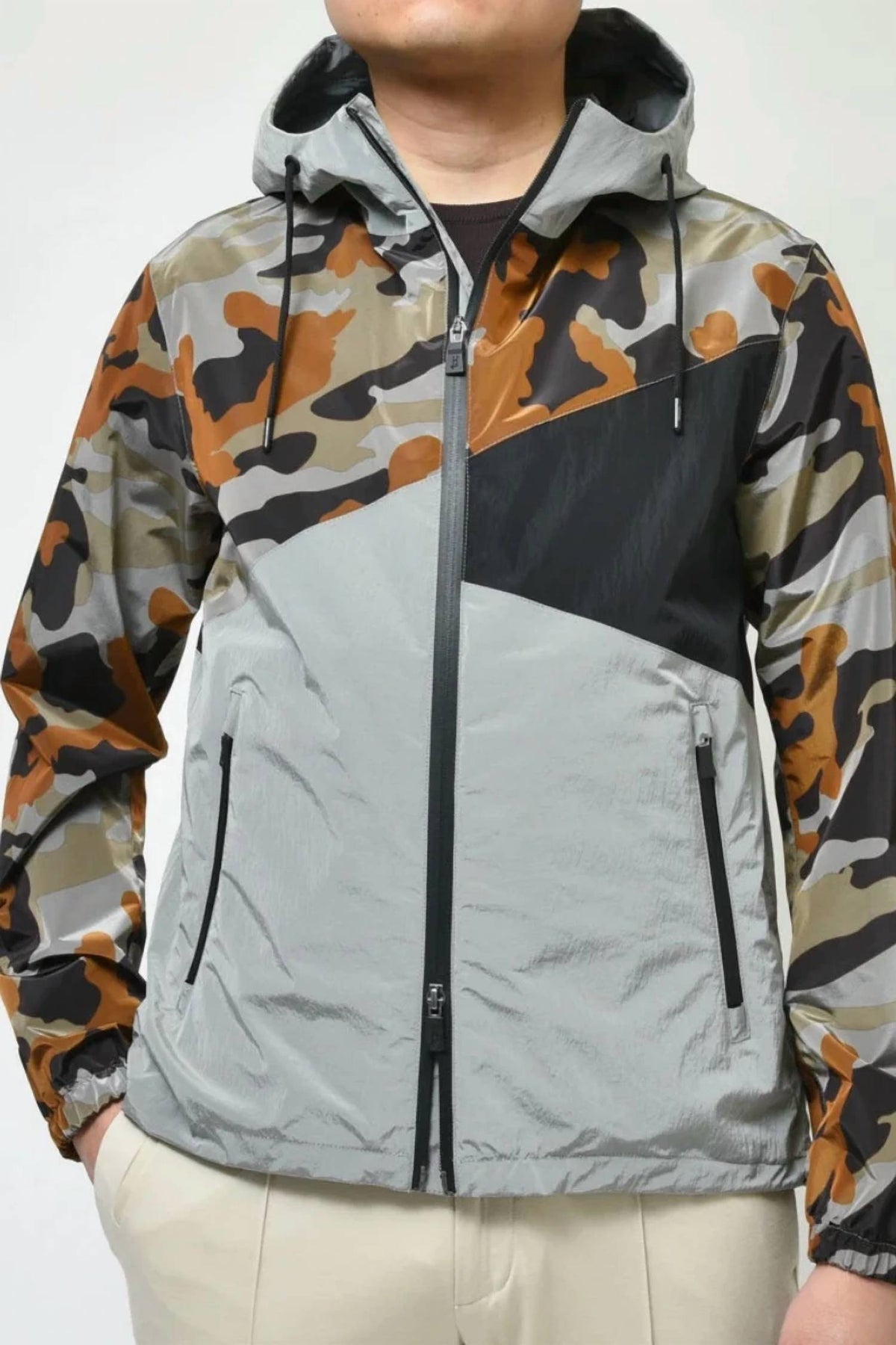 Herno - Men's Camouflage Print Hooded Jacket