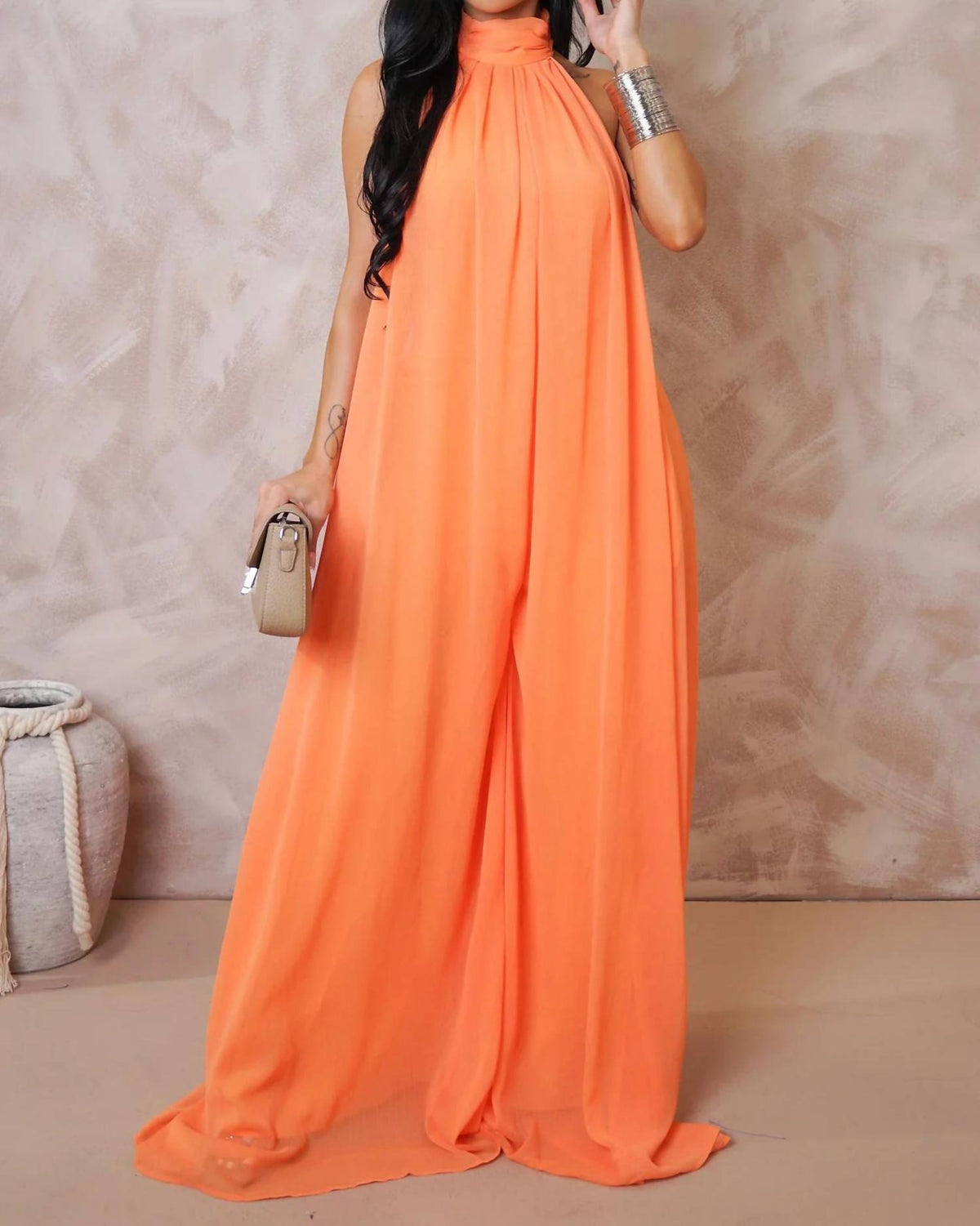 Hers & Mine - Bali Bound Halter Jumpsuit