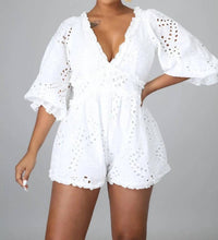 Hers & Mine - Chanelle Eyelet Embroidered Romper
