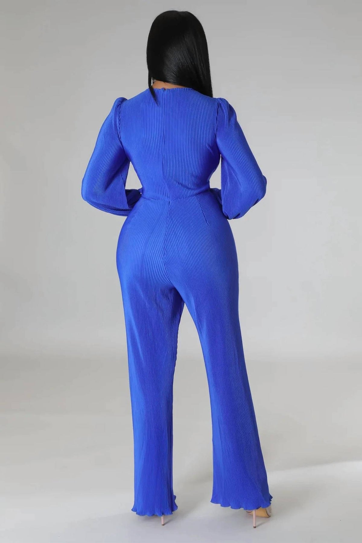 Hers & Mine - Cold Hearted Plisse Cutout Jumpsuit