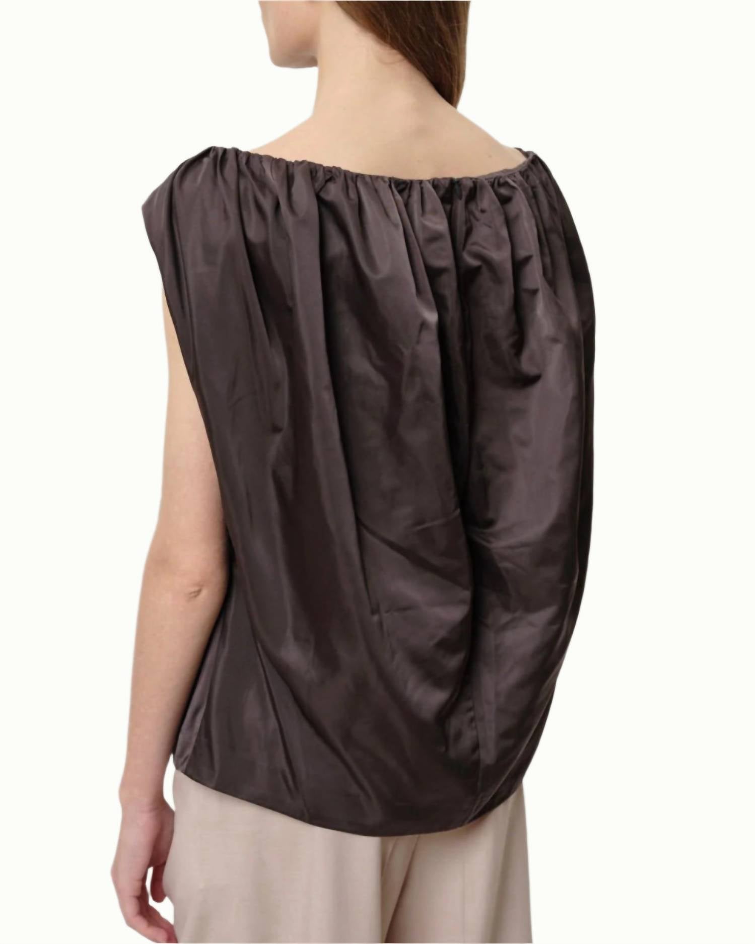 Herskind - Martina Top - blouses - brown - clothing