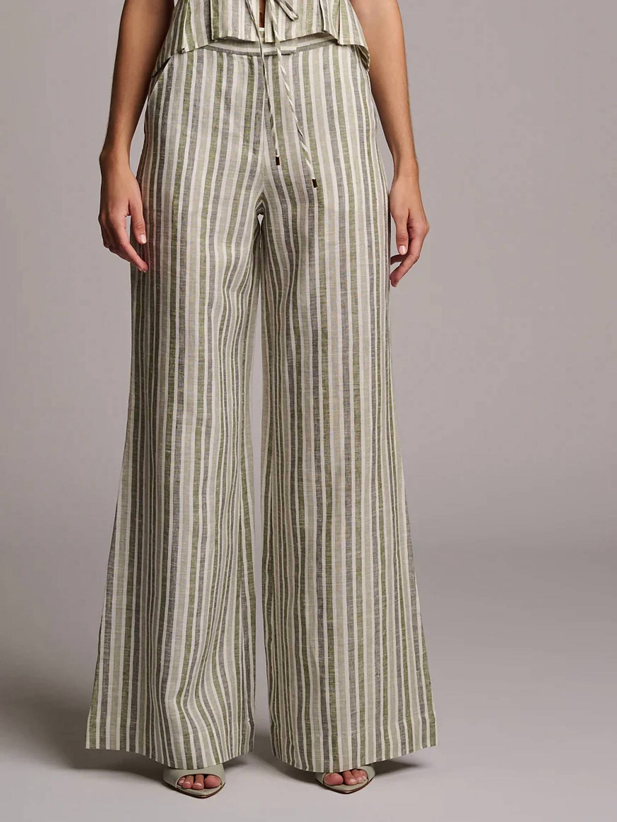 Hevron - Capri Yarn Dyed Pant
