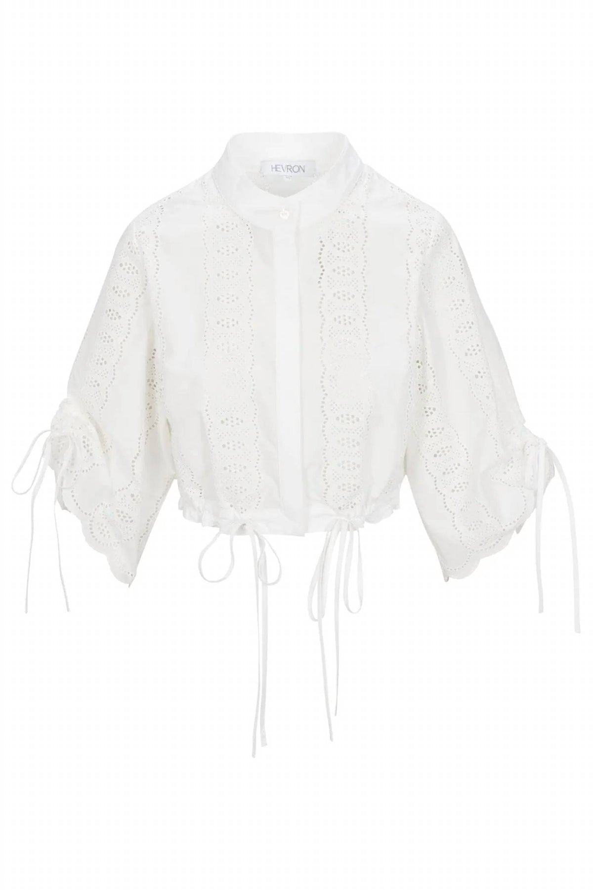 Hevron - Eva Crop Shirt Top