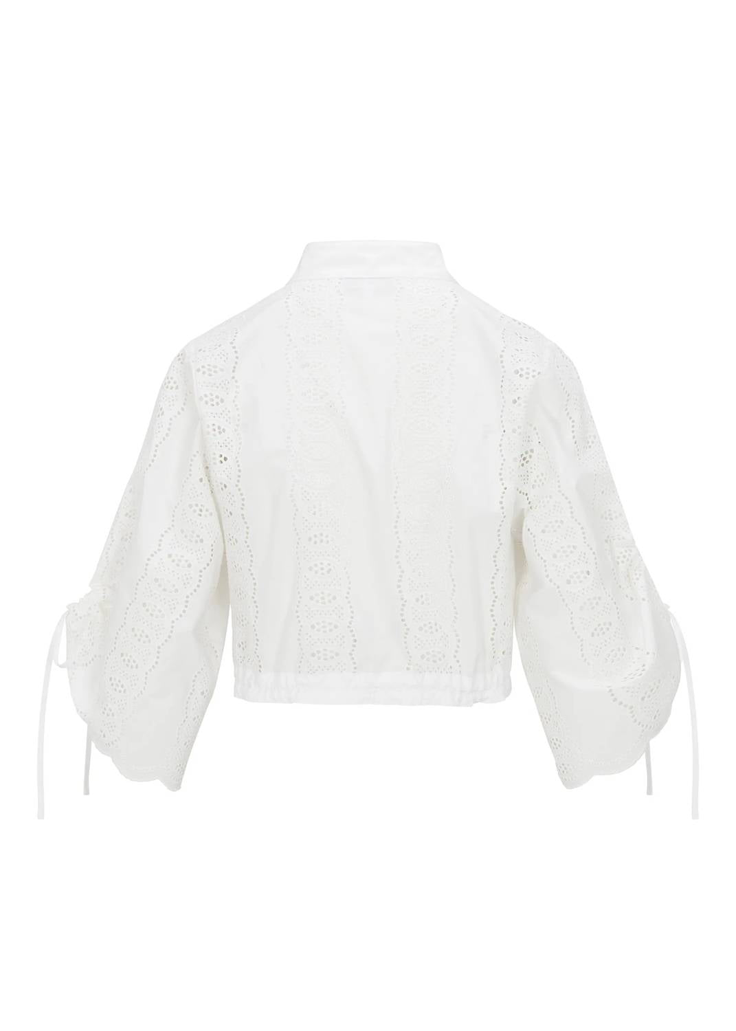 Hevron - Eva Crop Shirt Top