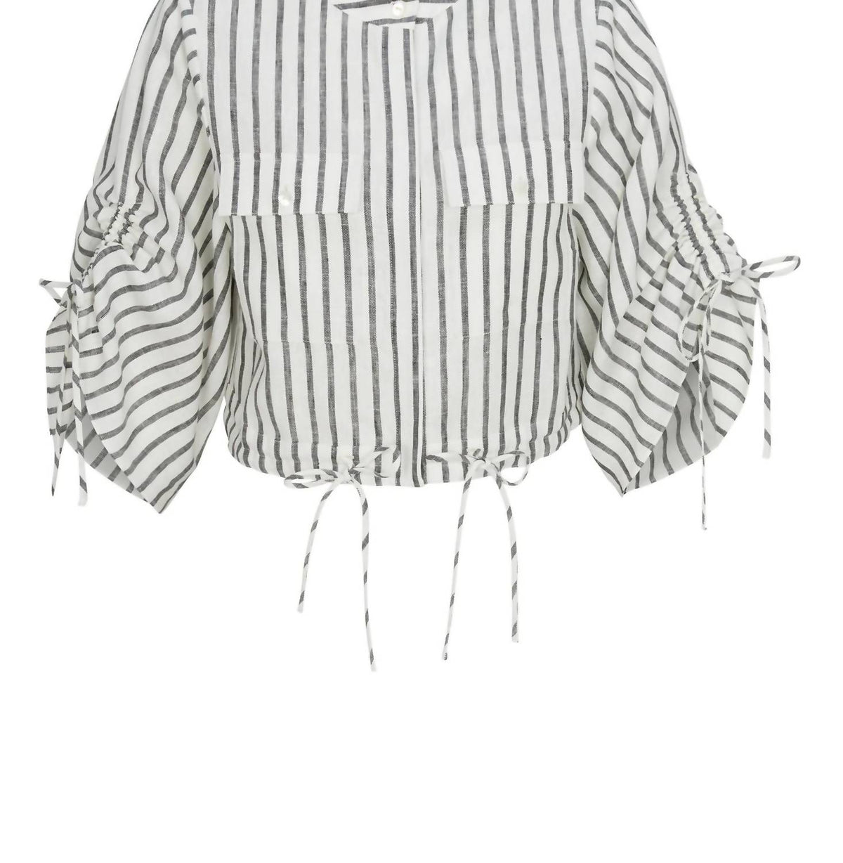 Hevron - Eva Linen Crop Top