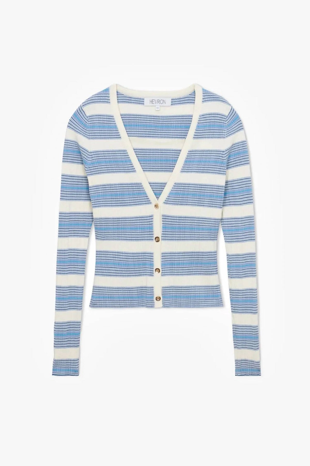 Hevron - Pearl Soft Viscose Knit Cardigan