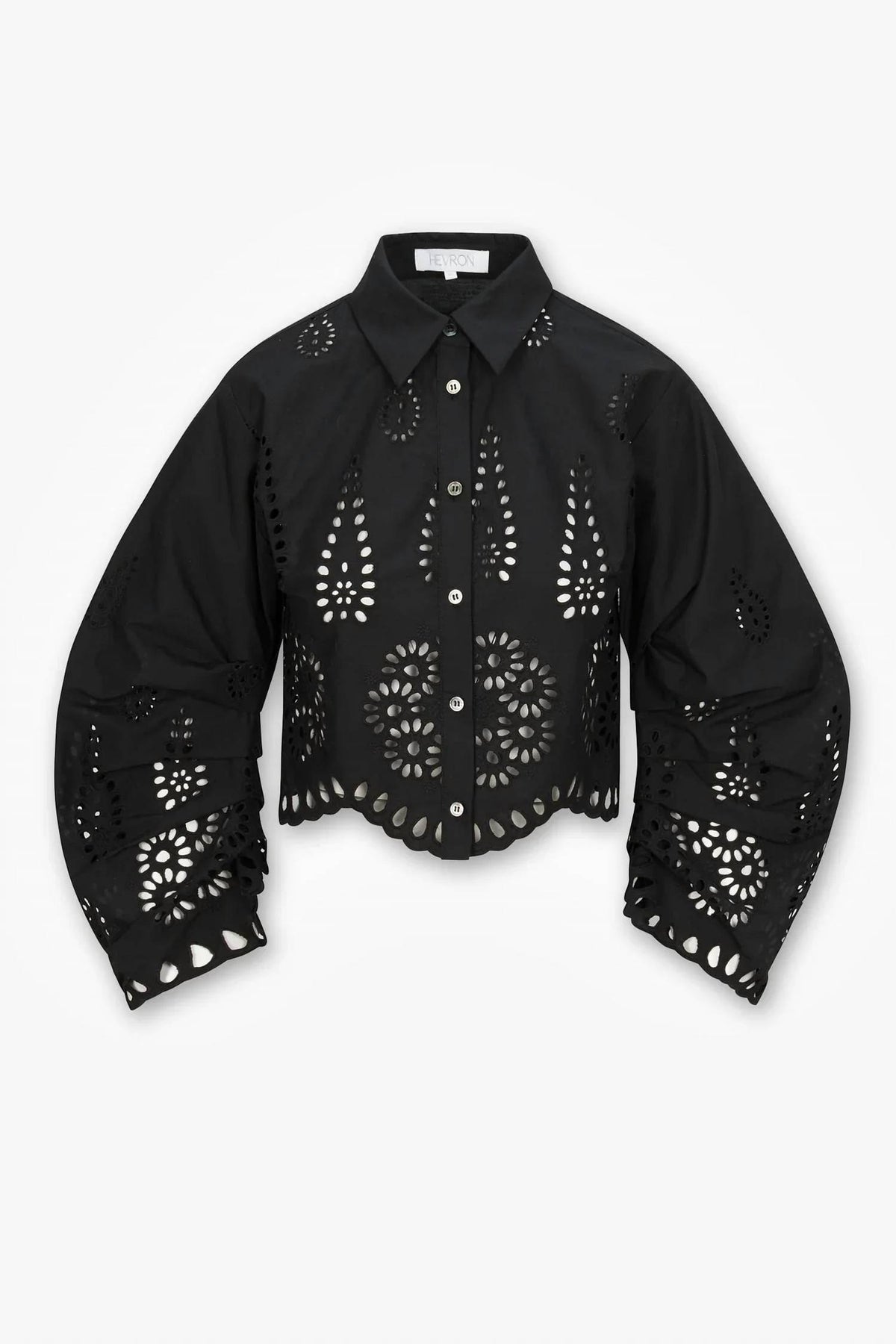 Hevron - Raquel Eyelet Top