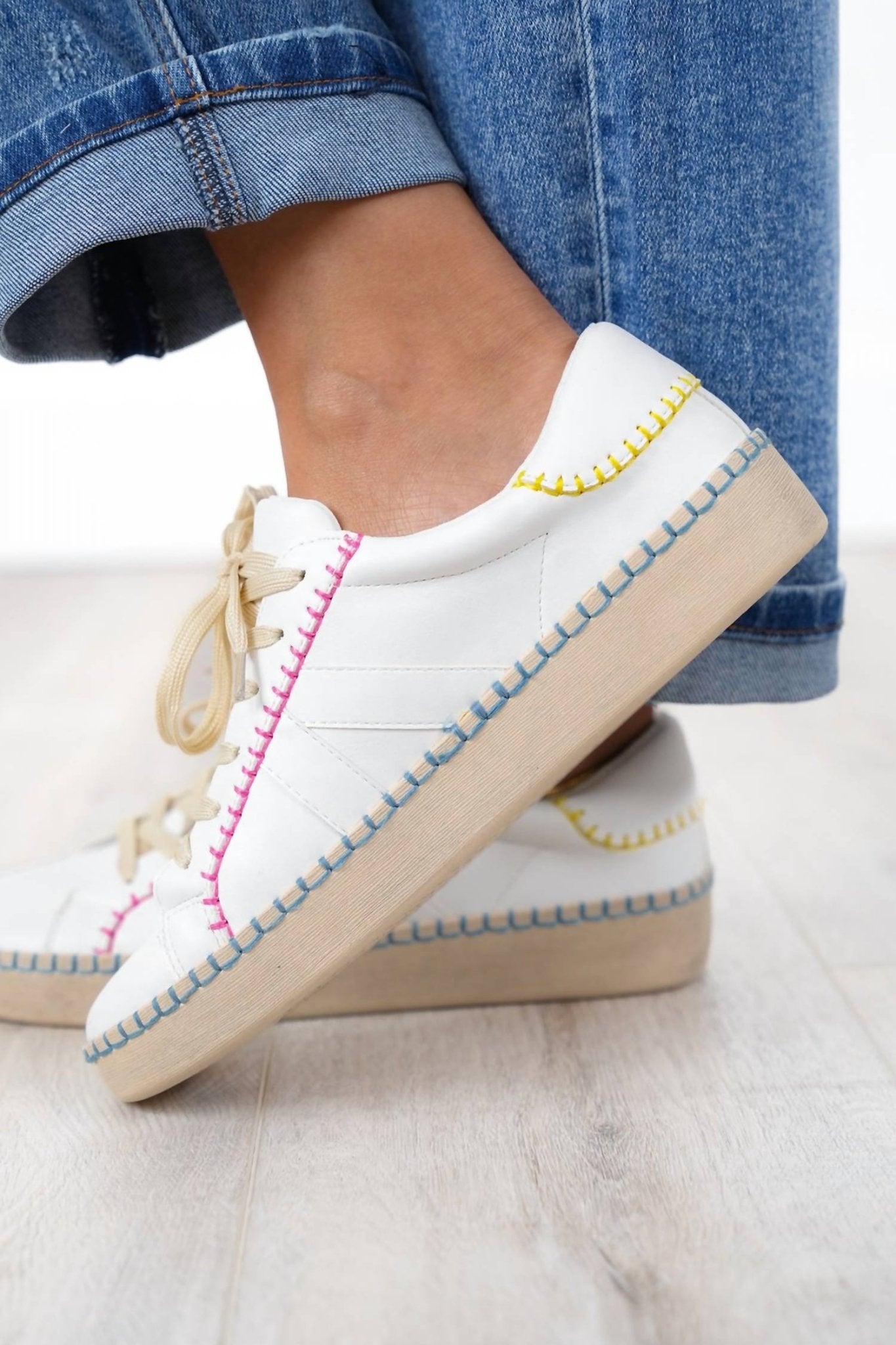 Hey Girl By Corkys - Friend Zone - shoes - sneakers - white