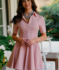 Heyson - Flirty and Flared Collared Dress