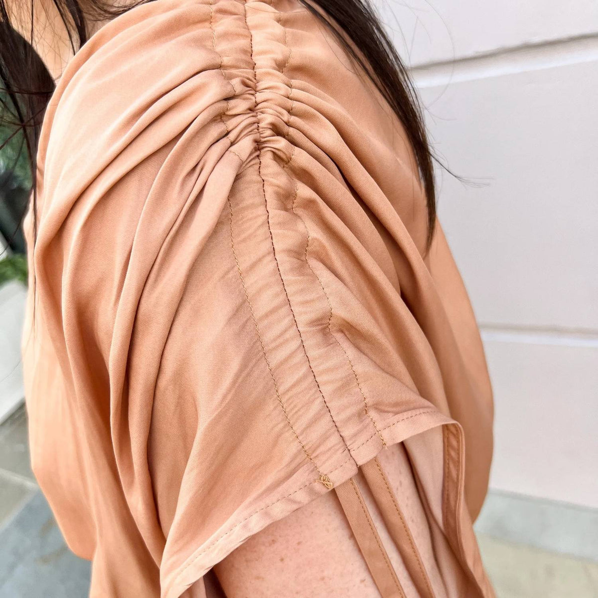Heyson - Satin Surplice Romper