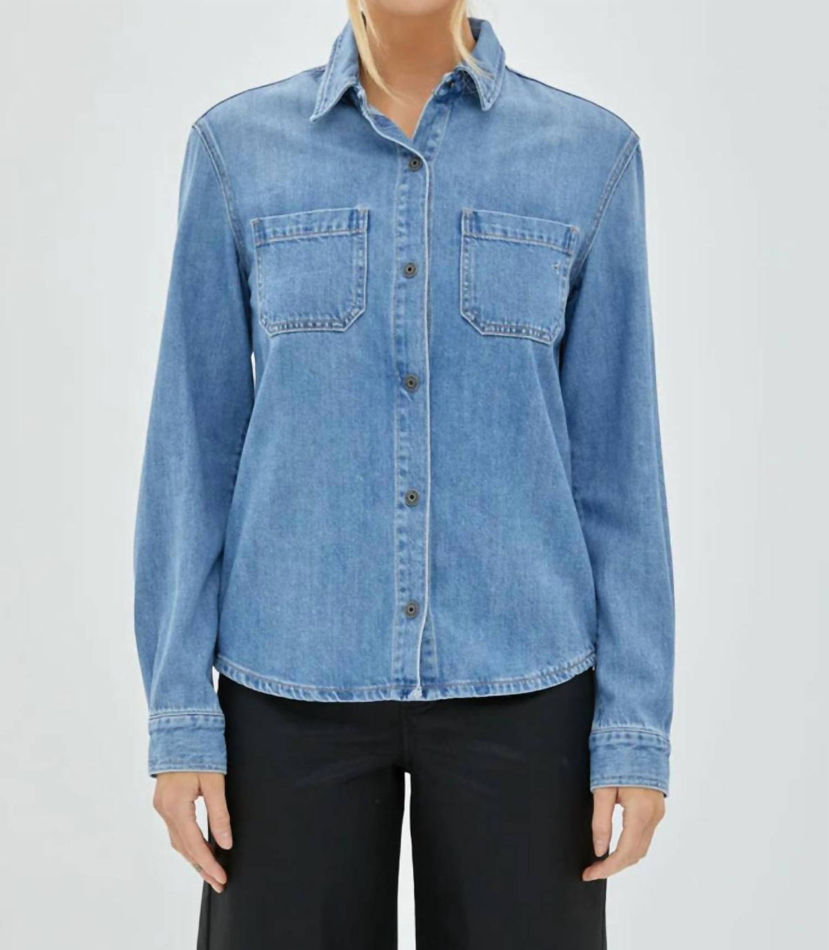 Hidden - Classic Fit Denim Shirt