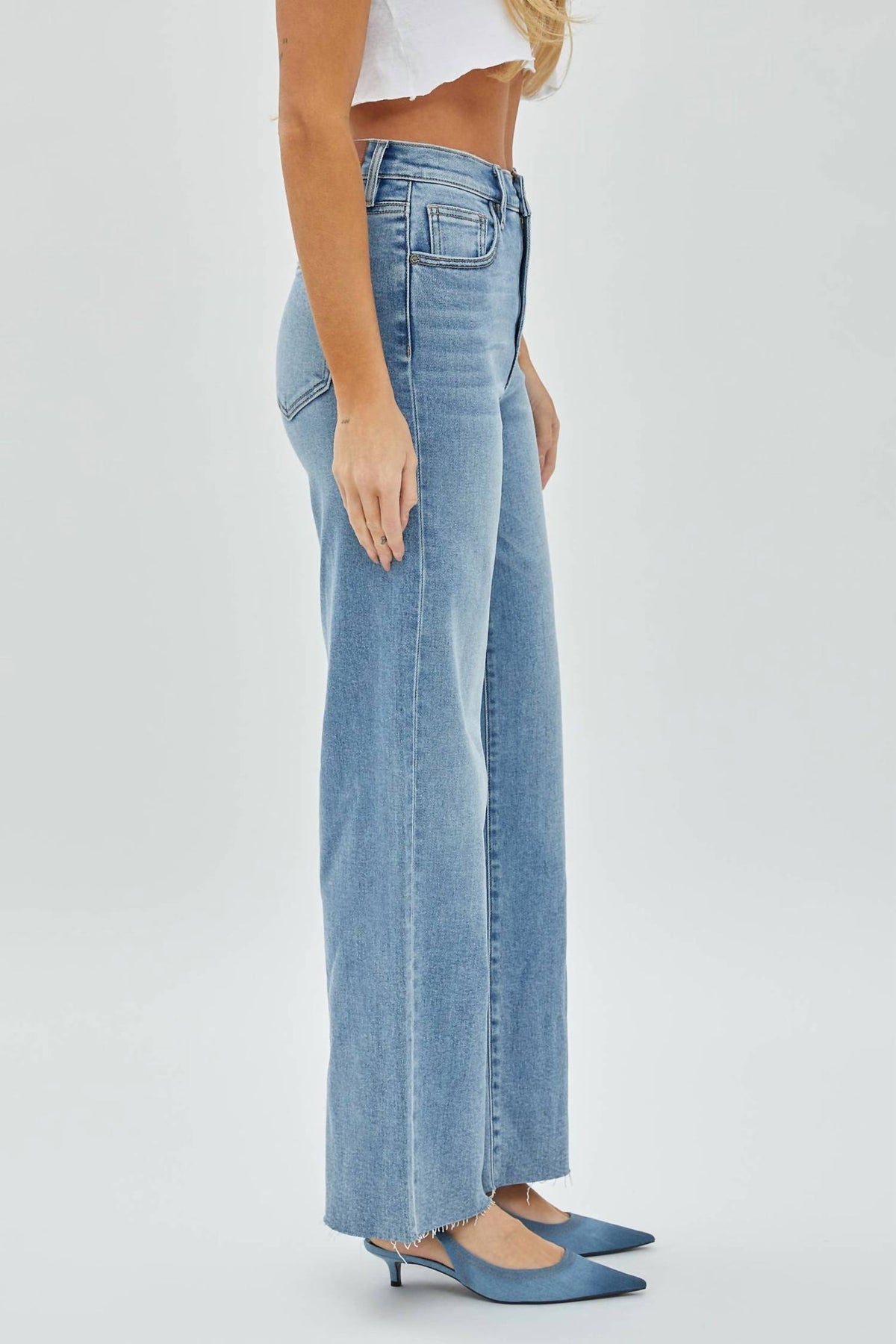 Hidden - Clean Stretch Dad Jean