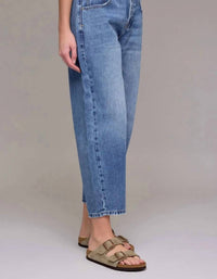 Hidden - Crop Barrel Jeans