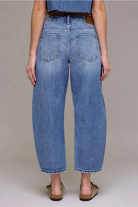 Hidden - Crop Barrel Jeans