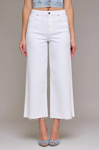 Hidden - Cropped Wide Leg Jean