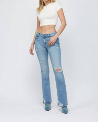 Hidden - Distressed Ryan Bootcut Jeans