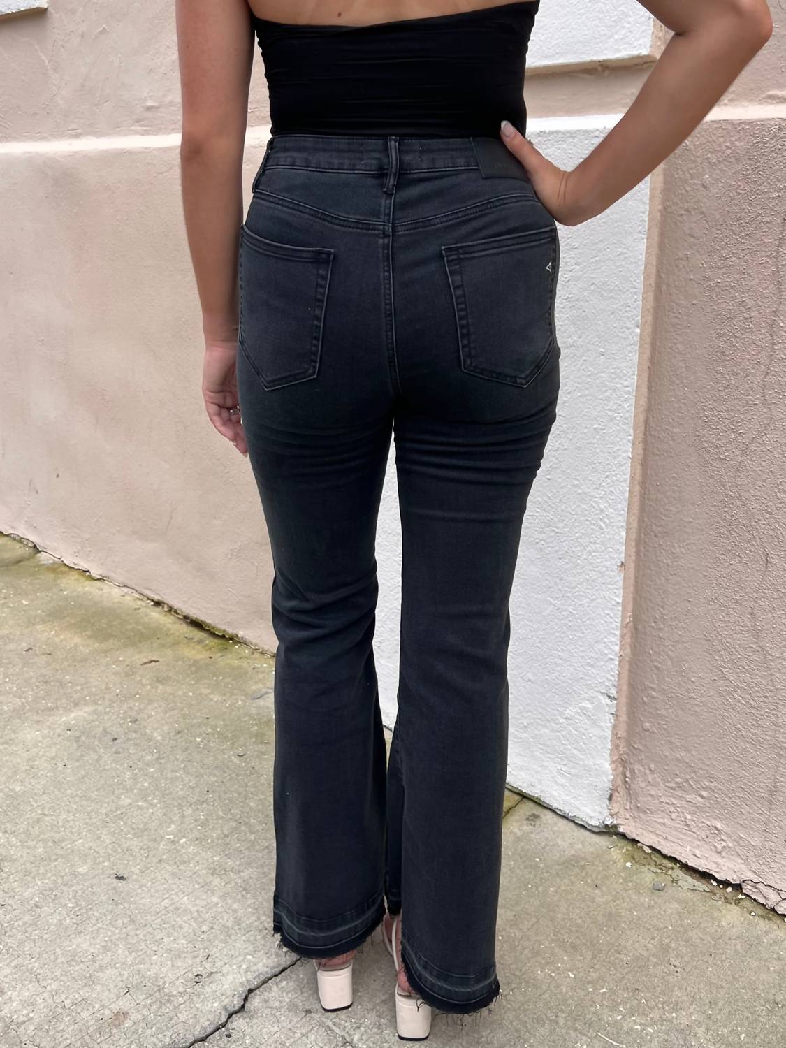 Hidden - Greyson High Rise Flare Jeans