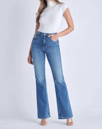 Hidden - High-rise Flared Jeans