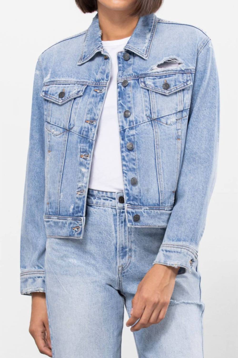 Hidden - Jacki Fitted Denim Jacket