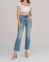 Hidden - Medium Light Clean Bootcut Jeans - blue - boot - cut - clothing