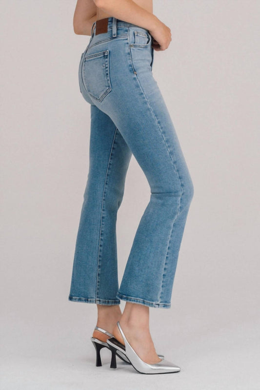 Hidden - Medium Light Clean Bootcut Jeans - blue - boot - cut - clothing