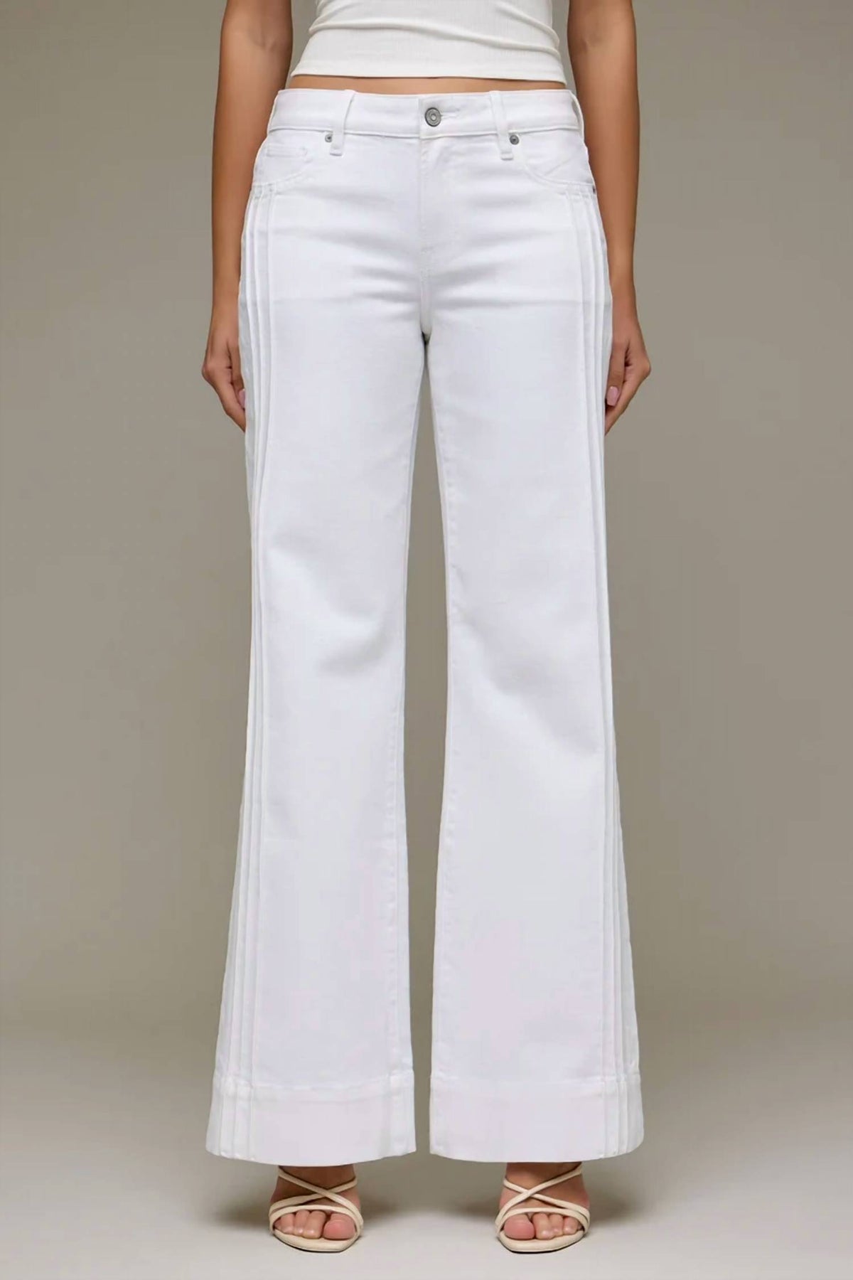 Hidden - Mid Rise Flare Pants