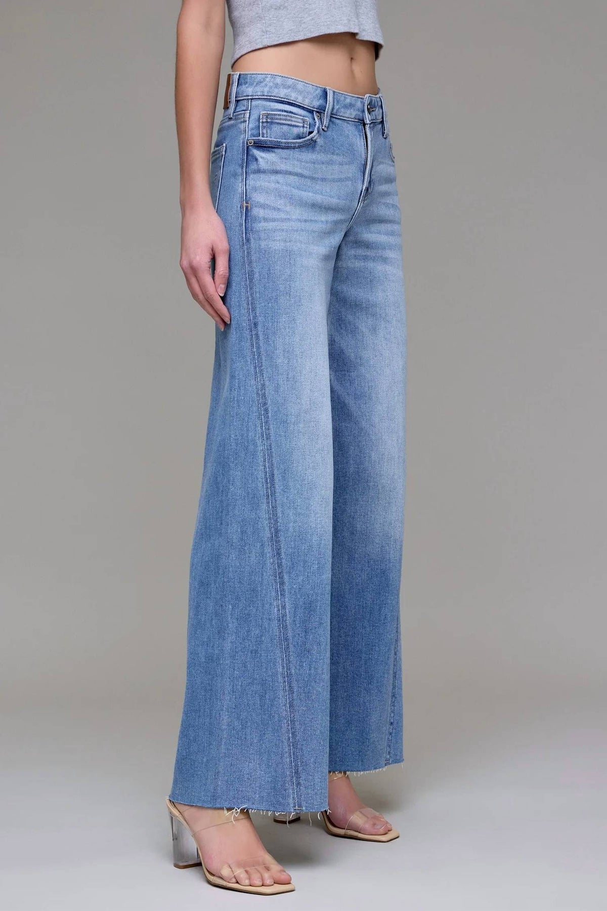 Hidden - Nori Midrise Wide Leg Jeans